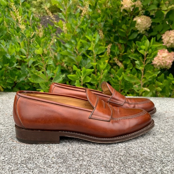 TO BOOT NEW YORK ADAM DERRICK RICH BROWN LEATHER PENNY LOAFER, ITALY, 10 - Picture 12 of 16